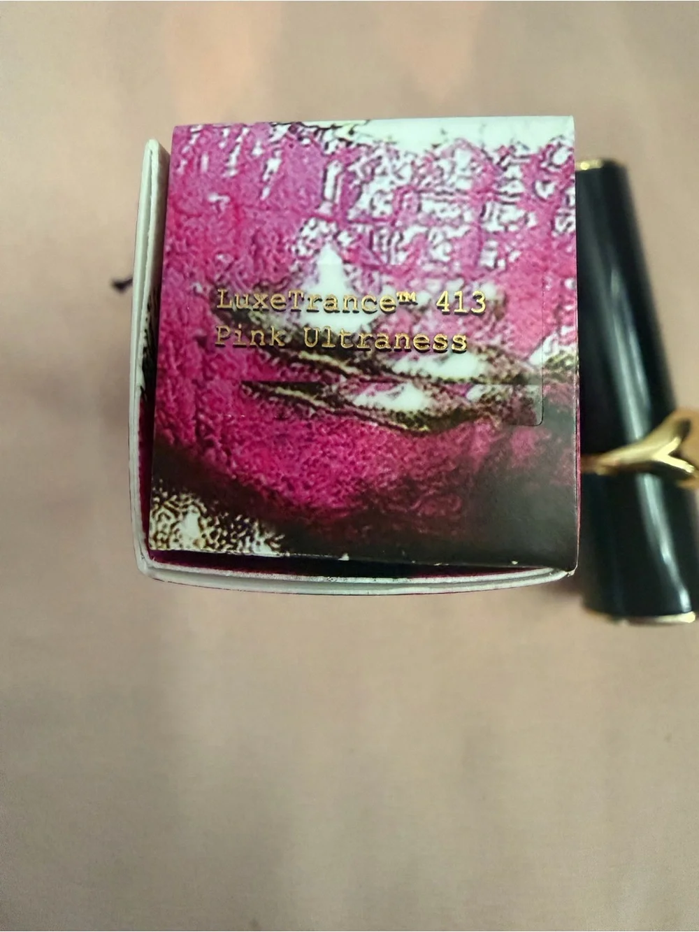 PAT McGRATH Labs Luxetrance 413 lipstick shade pink ultraness